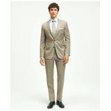 Brooks Brothers Men's Classic Fit Wool Pinstripe 1818 Suit | Beige | Size 44 Long