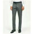 Brooks Brothers Men's Classic Fit Wool Hopsack Tuxedo Pants | Grey | Size 36 30