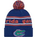 Men's New Era Royal Florida Gators Marquee Cuffed Knit Hat with Pom