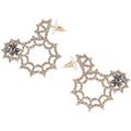 Women's BaubleBar Mickey & Friends Spiderweb Hoop Earrings