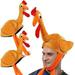 3 Pcs Thanks-Giving Turkey Hat Set Funny Hat Party Festival Cosplay Cap Sunglasses