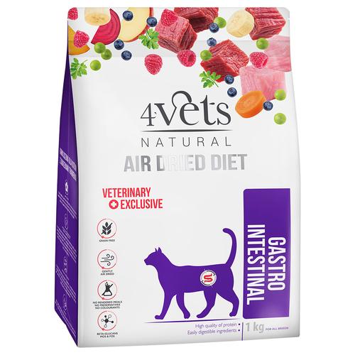 1kg 4Vets Gastro Intestinal Trockenfutter für Katzen