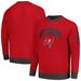 Men's Tommy Hilfiger Red Tampa Bay Buccaneers Reese Raglan Tri-Blend Pullover Sweatshirt