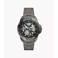 Fossil Men's Bronson Automatic Smoke Stainless Steel Watch