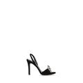 ALESSANDRO PELUSO Slingback donna nera in suede