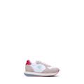 BLAUER Sneaker ragazzo/a bianca/rosa in pelle