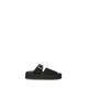 CLARKS ORIGINALS Ciabatta donna nera in pelle