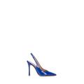 ENZO DI MARTINO Slingback donna blu in pelle