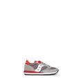 SAUCONY Sneaker uomo grigia/rossa in suede