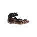 Circus by Sam Edelman Flats: Tan Leopard Print Shoes - Women's Size 6 1/2 - Round Toe