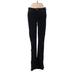 Kut from the Kloth Velour Pants - Mid/Reg Rise: Black Activewear - Women's Size 2