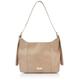 ALARY Women's Hobo Bag mit Reptil-Prägung, BEIGE