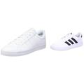 adidas Vs Pace 2.0, Turnschuhe Männer, Weiß (FTWR Weiß/FTWR Weiß/FTWR Weiß), 43 1/3 EU Herren Breaknet 2.0 Sneakers, FTWR White/Core Black/FTWR White, 43 1/3 EU