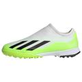 adidas X Crazyfast.3 Football Shoes (Turf), FTWR White/core Black/Lucid Lemon, 4 UK