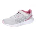 adidas RunFalcon 3.0 Elastic Lace Top Strap Shoes Sneakers, Dash Grey/Silver met/Bliss Pink, 13 UK