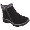 Winterboots SKECHERS "EASY GOING - HIGH ZIP", Damen, Gr. 36, schwarz, Veloursleder, Textil, casual, Schuhe, Winterschuh mit Fellimitatkragen