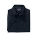 Men's Big & Tall KS Signature Wrinkle Free Short-Sleeve Oxford Dress Shirt by KS Signature in Black (Size 22)