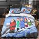 DOTERO Family Guy Bed Linen 135 x 200 cm, Cartoon Movie Bed Linen Set, Children's Bed Linen, 3D Microfibre Duvet Cover and Pillowcase (6.200 x 200 + 50 x 75 cm)
