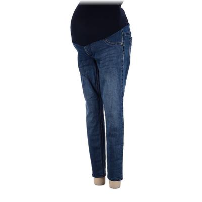 Indigo Blue Jeans: Blue Bottoms - Women's Size X-Small Maternity