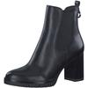 Chelseaboots TAMARIS, Damen, Gr. 37, schwarz, Lederimitat, Elastischer Einsatz, unifarben, elegant, Schuhe, mit beidseitigen Stretcheinsatz
