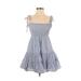 Rays for Days Casual Dress: Blue Dresses - Women's Size Small