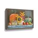 August Grove® Harvest Bench by Beth Grove - Wrapped Canvas Painting Print Metal in Gray | 32" H x 48" W x 2" D | Wayfair