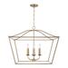 Birch Lane™ Ensley 4 - Light Pendant in Yellow | 22 H x 27.5 W x 38.5 D in | Wayfair 64BAB2753C3249A9921D8B084AE93740