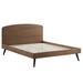 Modway Bronwen Upholstered Bed Upholstered in Brown | 40.5 H x 57.5 W x 77.5 D in | Wayfair 889654167198