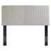 Modway Milenna Headboard Upholstered/Polyester in Gray/Brown | 54 H x 41.5 W x 2 D in | Wayfair 889654992110