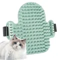 Brosse de toilettage portable pour chat brosse de massage d'angle toiletteurs muraux avec herbe à