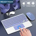 TouchSub-Clavier Bluetooth sans fil pour smartphone PC ordinateur portable iOS Android Windows