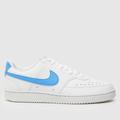 Nike court vision low better trainers in white & blue