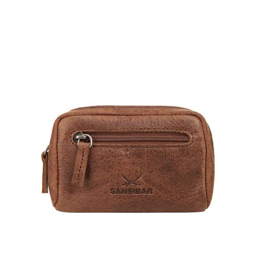 Sansibar Schlüsseltasche Damen cognac, ONE SIZE