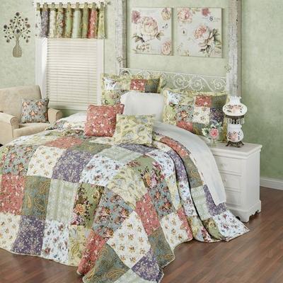 Blooming Prairie Bedspread Set Multi Cool, Twin, Multi Cool