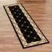 Aurelius Rug Runner 2'2" x 7'11", 2'2" x 7'11", Black