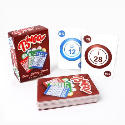 GSE™ Bingo Calling Cards, Plastic Coated Bingo Playing Deck of Cards - Bingo Calling Card