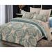 Wellco Twin Comforter Set - 2 Pieces All Season Bed Set Soft Polyester Glass Flower Bedding Comforters