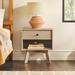 Middlebrook Designs Mid-Century Solid Wood Nightstand