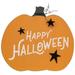 Happy Halloween Pumpkin Easel Sign - Orange - 0.50 W x 11 L x 10 H