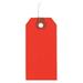 ZORO SELECT 1GYY9 1-5/8" x 3-1/4" Fluorescent Red Paper Wire Tag, Pk1000