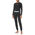 Emporio Armani Damen Emporio Armani Women's Iconic Logoband Pajama Set, Schwarz, M EU