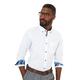 Joe Browns Herren Classic White Button Down Collar Long Sleeve Oxford Shirt Klassisches Hemd, White,