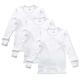 Abanderado Jungen Bundle Kinder Langarmshirt, weiß, 10 Jahre (3er Pack)