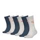 PUMA Unisex Kids CLSSC Sock, Light Grey Melange/Blue Atoll, 27/30 (6er Pack)