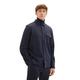 TOM TAILOR Herren 1037438 Jersey Overshirt Hemd aus Piqué mit Stretch, 32850-blue Classic Melange, XXL