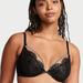 Women's Victoria's Secret Shine Strappy Unlined Lace Low-Cut Demi Bra