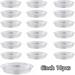 10pcs Garden PET Plastic Plant Dish Drip Tray Round Pot Bottom Clear Snack Container