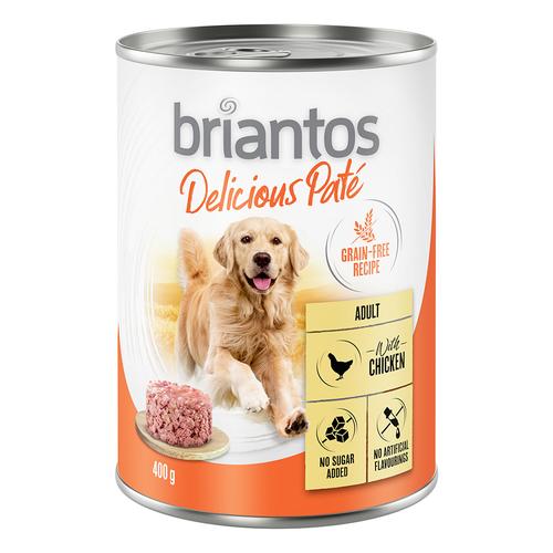 Sparpaket Briantos Delicious Paté 24 x 400 g - Huhn