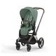 Cybex PRIAM Pushchair 2023 - Leaf Green Leaf Green on Rose Gold Frame