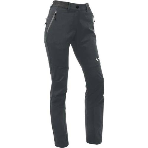 MAUL Damen Hose Gran Paradiso-Hybrid Softshell, Größe 42 in Schwarz